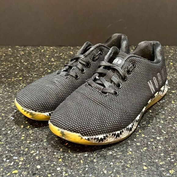 NOBULL Black OUTWORK Patchwork Trainers. Women’s 6.5/Men’s 5. - Picture 1 of 9